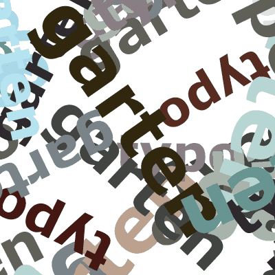 Typogarten textorized